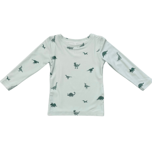 Kids Long Sleeve Dinosaur Print Top