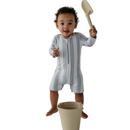 Baby Long-Sleeve Zip Romper