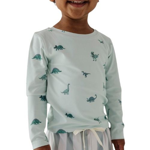 Kids Long Sleeve Dinosaur Print Top