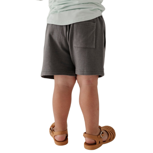 Kids Drawstring Cotton Blend Shorts